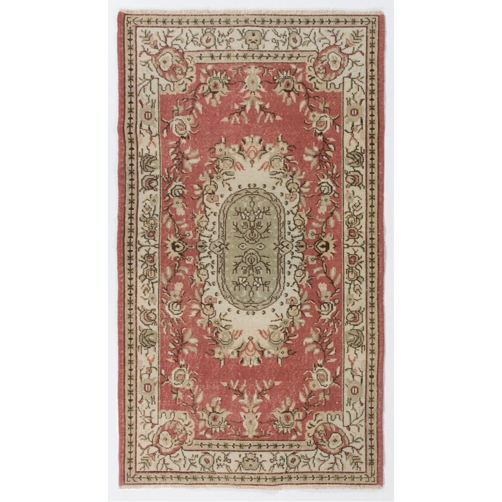 Vintage Anatolian Village Rug, Traditional Wool Oriental Rug
