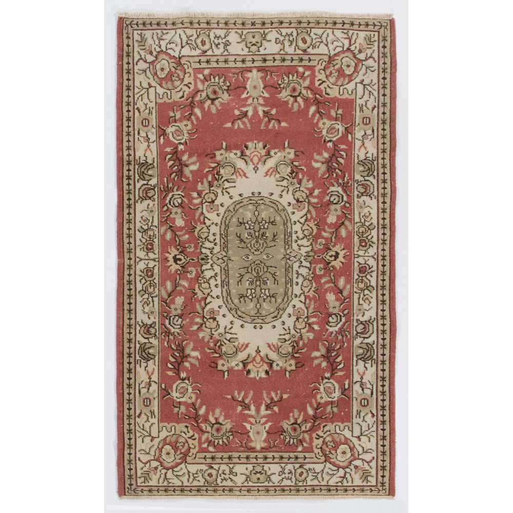Vintage Anatolian Village Rug. Traditional Handmade Oriental Rug