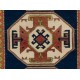 Vintage Caucasian Kazak Rug, Wool Hand Knotted Carpet, Floor Covering