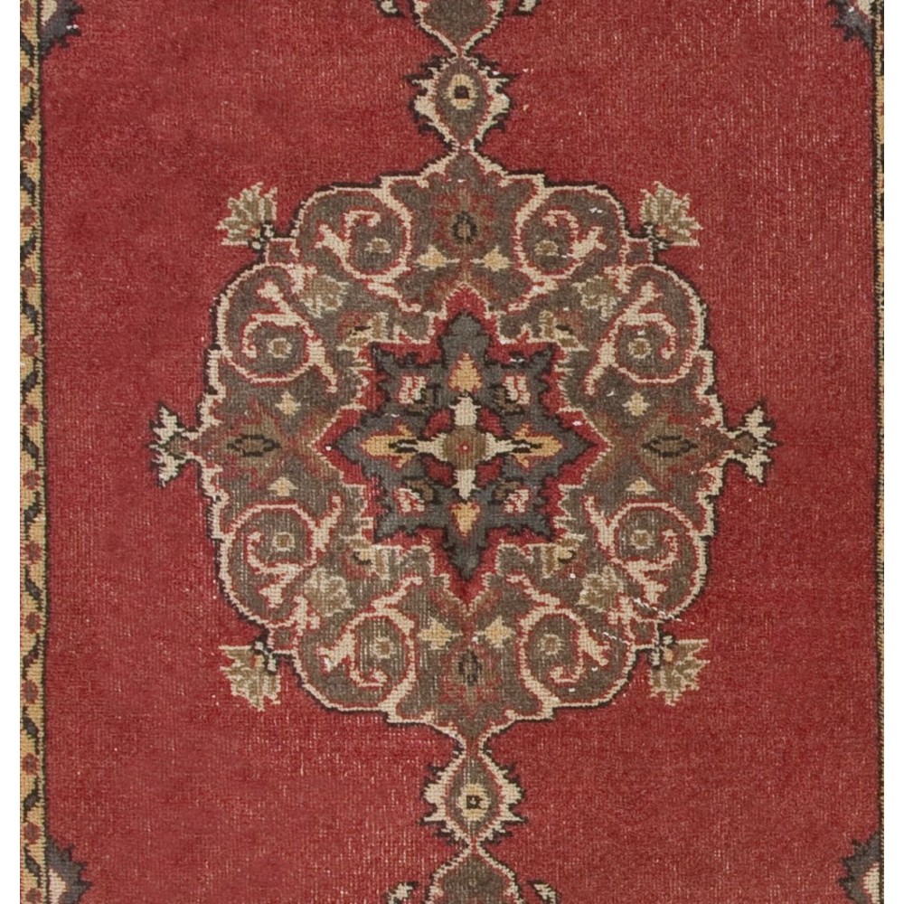 Vintage Turkish Rug, Traditional Handmade Wool Carpet for Home & Office