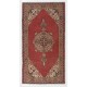 Vintage Turkish Rug, Traditional Handmade Wool Carpet for Home & Office