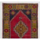 Vintage Anatolian Village Rug. Traditional Wool Oriental Carpet
