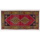 Vintage Anatolian Village Rug. Traditional Wool Oriental Carpet