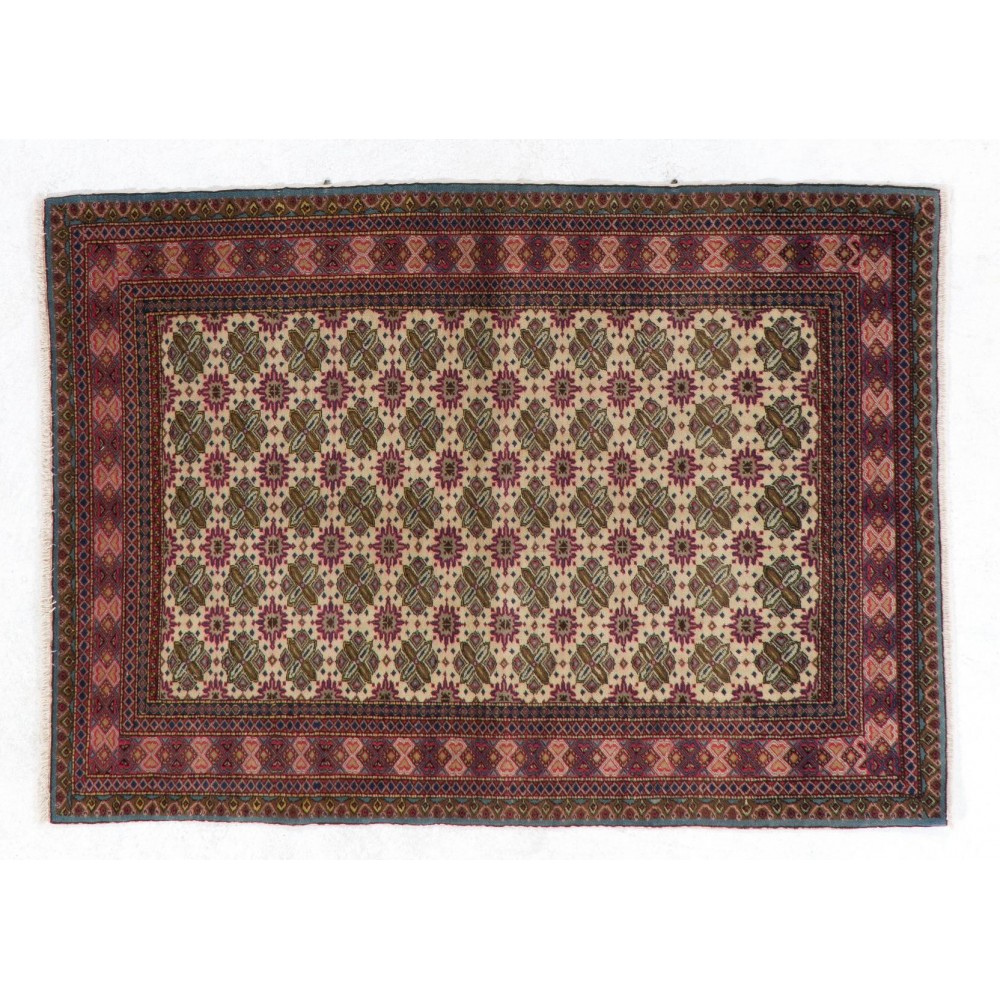 Vintage Handmade Turkish Kyseri Rug. All Wool. One of a kind Accent Rug