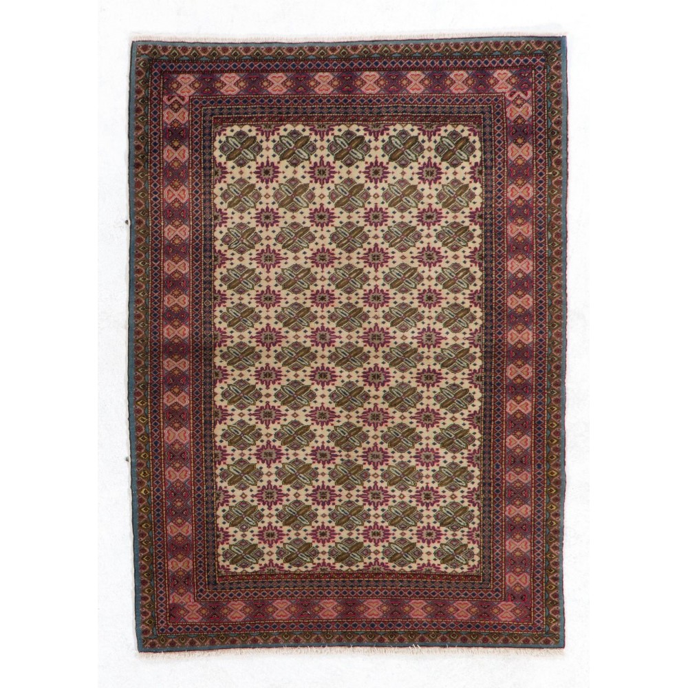 Vintage Handmade Turkish Kyseri Rug. All Wool. One of a kind Accent Rug