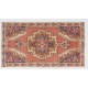 Mid-Century Hand-Knotted Tribal Wool Area Rug in Soft Colors. Vintage Turkish Carpet