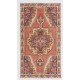 Mid-Century Hand-Knotted Tribal Wool Area Rug in Soft Colors. Vintage Turkish Carpet