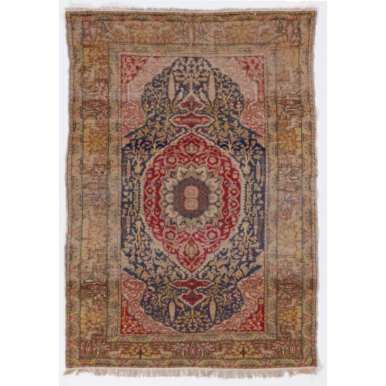 Antique Turkish Kayseri Rug Antique Turkish Kayseri Rug