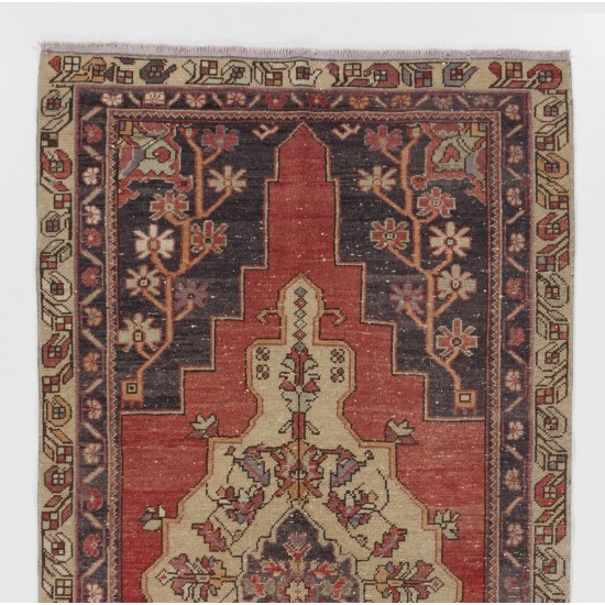 Vintage Anatolian Village Rug, Traditional Wool Oriental Rug