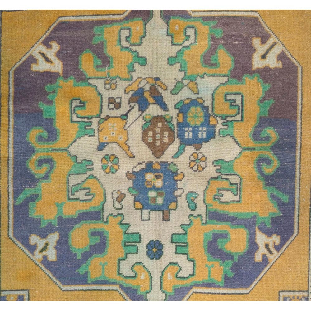 Vintage Anatolian Rug, Wool Carpet for Country Home, Rustic Decor