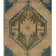 Geometric Medallion Handmade Vintage Anatolian Village Accent Rug Geometric Medallion Handmade Vintage Anatolian Village Accent Rug