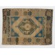 Geometric Medallion Handmade Vintage Anatolian Village Accent Rug Geometric Medallion Handmade Vintage Anatolian Village Accent Rug