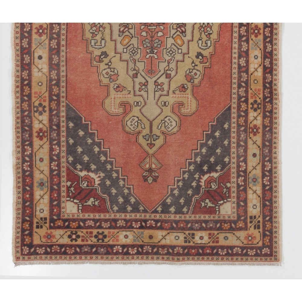 Unique Handmade Vintage Oriental Rug