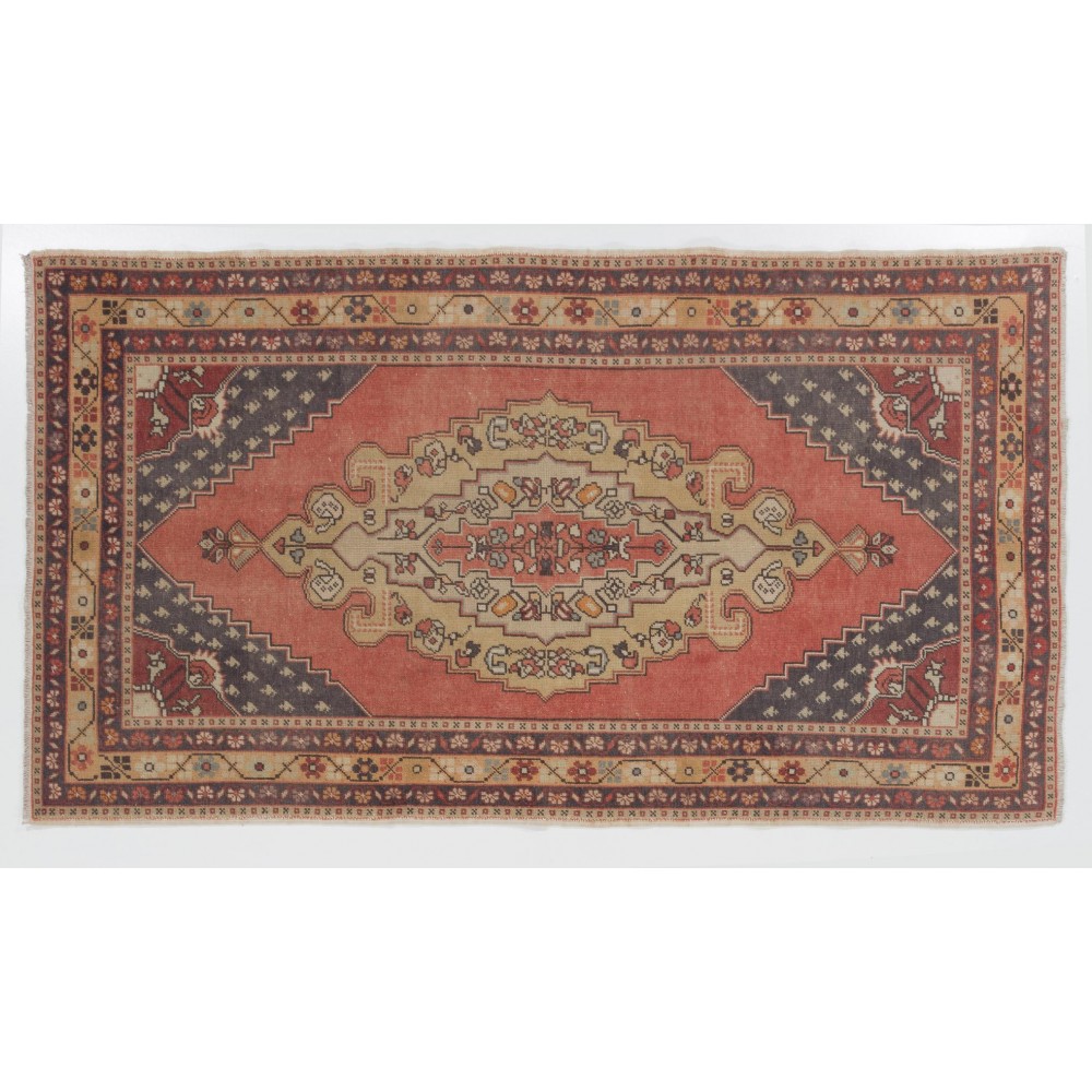Unique Handmade Vintage Oriental Rug