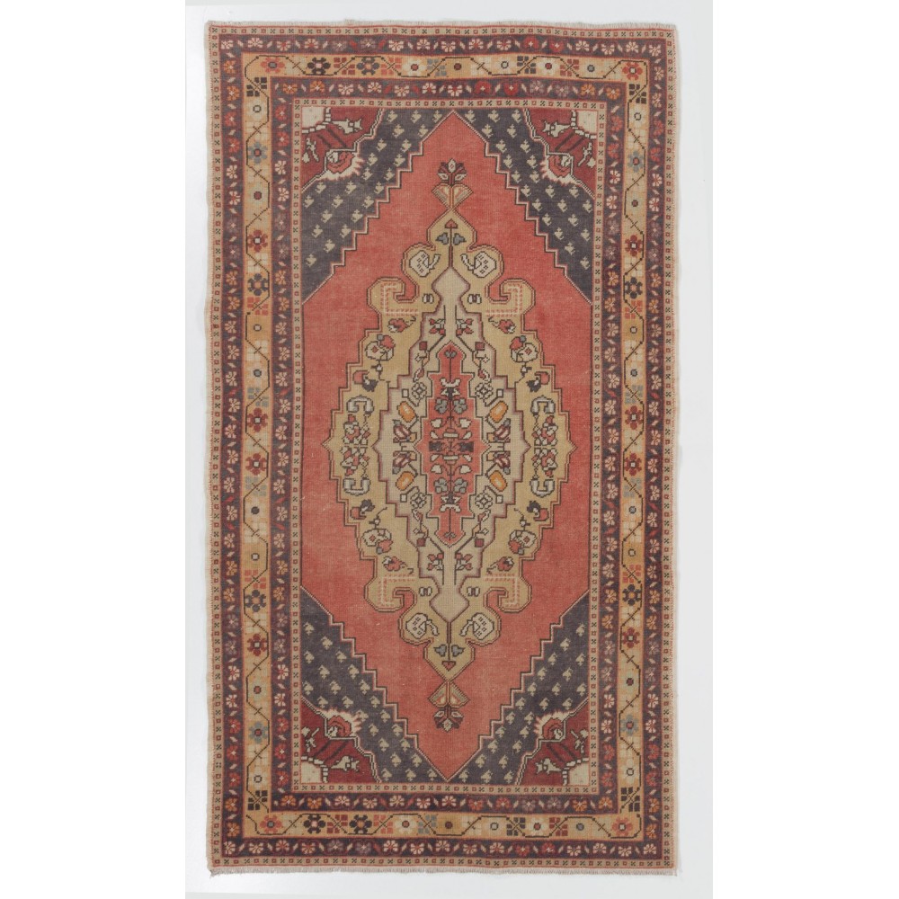 Unique Handmade Vintage Oriental Rug