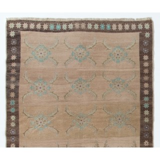 One-of-a-Kind Vintage Hand-Knotted Wool Rug from Karapinar / Turkey. 100% Wool One-of-a-Kind Vintage Hand-Knotted Wool Rug from Karapinar / Turkey. 100% Wool
