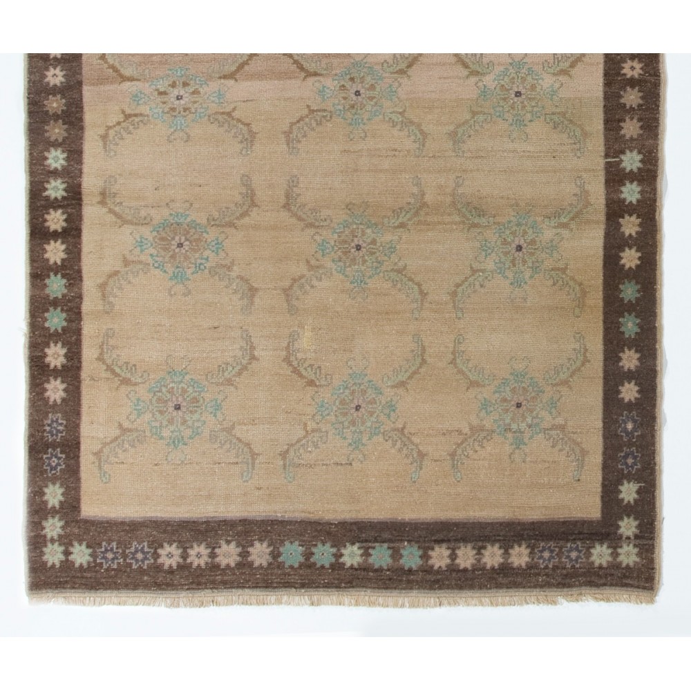 One-of-a-Kind Vintage Hand-Knotted Wool Rug from Karapinar / Turkey. 100% Wool