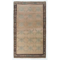 One-of-a-Kind Vintage Hand-Knotted Wool Rug from Karapinar / Turkey. 100% Wool