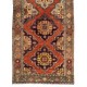 Vintage Central Anatolian Runner. Hand-Knotted Rug for Hallway. All Wool Traditional Oushak Carpet