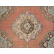 Vintage Hand-Knotted Oushak Runner. One of a kind Wool Hallway Carpet