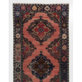 Magnificent Vintage Turkish Runner Rug. Hand-Made Wool Carpet for Hallway Magnificent Vintage Turkish Runner Rug. Hand-Made Wool Carpet for Hallway