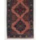 Magnificent Vintage Turkish Runner Rug. Hand-Made Wool Carpet for Hallway