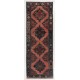 Magnificent Vintage Turkish Runner Rug. Hand-Made Wool Carpet for Hallway