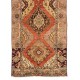 Antique Hand-Knotted Anatolian Oushak Runner Rug. One of a kind Wool Carpet Antique Hand-Knotted Anatolian Oushak Runner Rug. One of a kind Wool Carpet