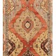 Antique Hand-Knotted Anatolian Oushak Runner Rug. One of a kind Wool Carpet Antique Hand-Knotted Anatolian Oushak Runner Rug. One of a kind Wool Carpet