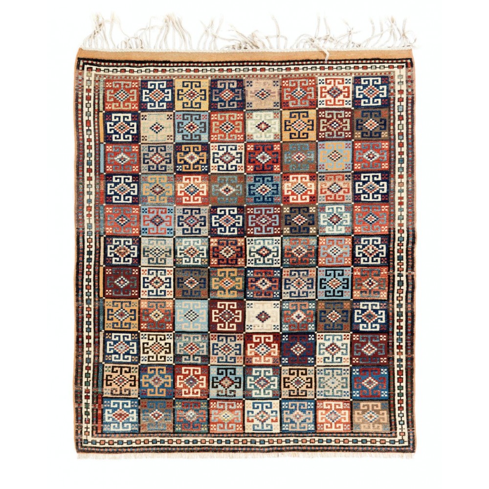 Outstanding Handmade Turkish Dowry Rug