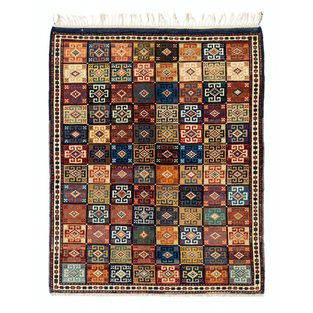 Exceptional Antique Handmade Dowry Rug. 100% Wool & Natural Dyes