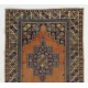 Vintage Hand Knotted Turkish Area Rug with Wool Pile