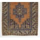 Vintage Hand Knotted Turkish Area Rug with Wool Pile
