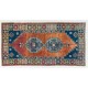 Vintage Central Anatolian Village Area Rug. Hand Knotted Wool Carpet