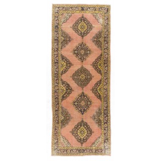 Handmade Anatolian Runner Rug, Ideal for Home and Office