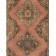 Vintage Anatolian Runner Carpet. Traditional Hand-Knotted Wool Rug for Hallway decor