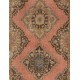 Vintage Central Anatolian Runner. Traditional Hand-Knotted Wool Rug for Hallway decor