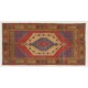 Vintage Turkish Rug, 100% Wool. Traditional Old Hand-knotted Carpet