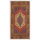 Vintage Turkish Rug, 100% Wool. Traditional Old Hand-knotted Carpet