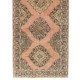 Handmade Vintage Turkish Tribal Runner Rug for Hallway Decor