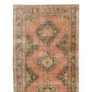 Handmade Vintage Turkish Village Runner Rug for Hallway Handmade Vintage Turkish Village Runner Rug for Hallway
