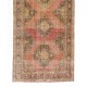 Handmade Vintage Turkish Village Runner Rug for Hallway