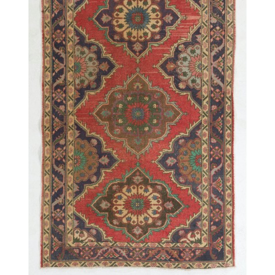 Authentic Anatolian Runner. One of a kind Wool Hallway Carpet Authentic Anatolian Runner. One of a kind Wool Hallway Carpet