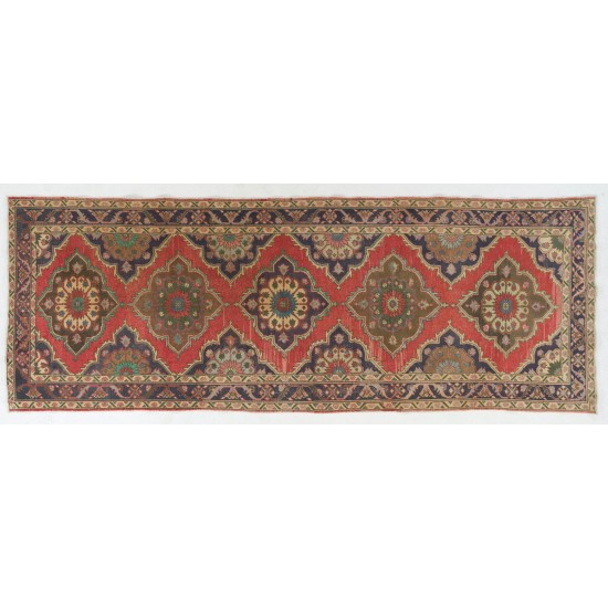 Authentic Anatolian Runner. One of a kind Wool Hallway Carpet Authentic Anatolian Runner. One of a kind Wool Hallway Carpet