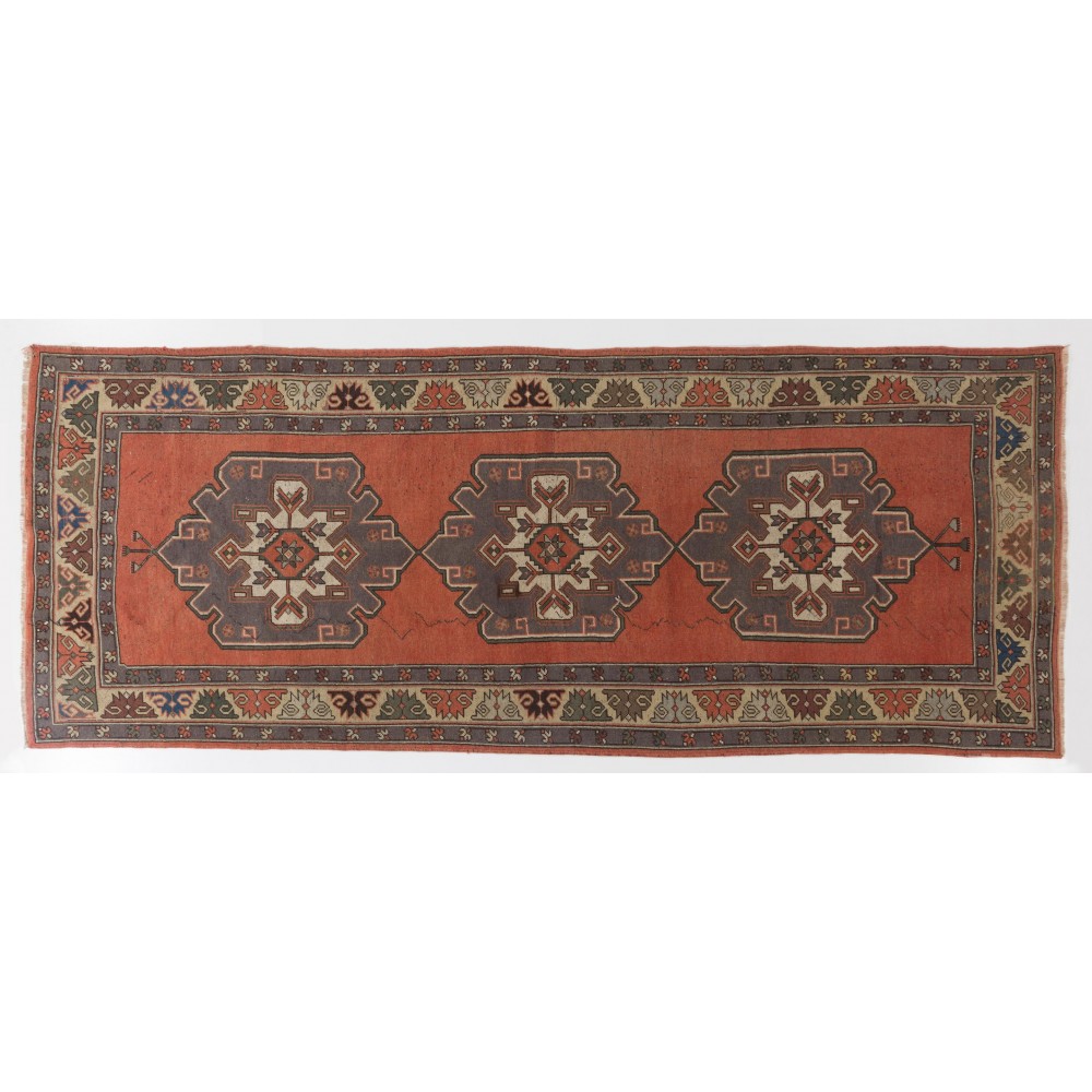 Vintage Oriental Rug, Runner for Entryway, Hallway Decor. All Wool