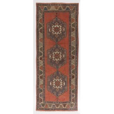 Vintage Oriental Rug, Runner for Entryway, Hallway Decor. All Wool