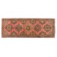 Handmade Vintage Konya-Sille Runner Rug. Tribal Style Hallway Runner