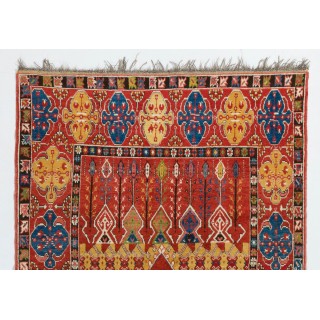 Reproduction of the Transylvanian Bistrita Six Column Rug Reproduction of the Transylvanian Bistrita Six Column Rug