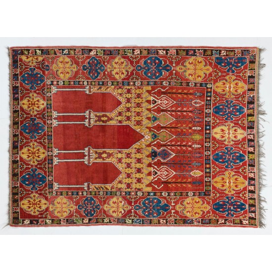 Reproduction of the Transylvanian Bistrita Six Column Rug