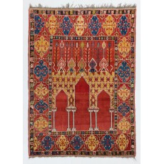 Reproduction of the Transylvanian Bistrita Six Column Rug